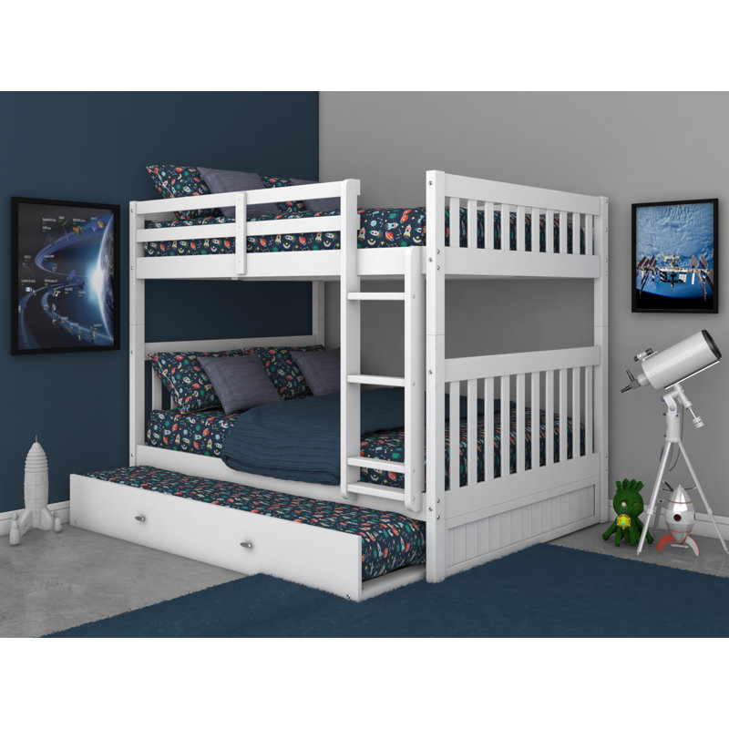 Discovery World Furniture Bolton Full over Full Bunk Bed with Trundle